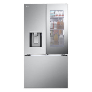 Réfrigérateur LG de 26 pi³ et de 36 po à portes françaises de profondeur comptoir MAXMC - acier inoxydable Smudge-ProofMD - LRYKC2606S