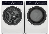  Laveuse à chargement frontal de 5,2 pi³ et sécheuse à gaz de 8 pi³ de Electrolux - blanches 