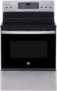  Cuisinière électrique GE de 5 pi³ avec convection européenne véritable et friture à air - acier inox…