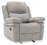  Fauteuil coulissant et inclinable Bennett en chenille - gris tourterelle lisco