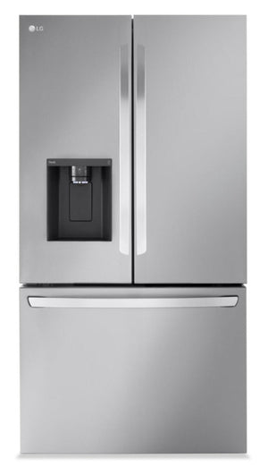 Réfrigérateur LG de 26 pi³ et de 36 po à portes françaises de profondeur comptoir MAXMC - acier inoxydable Smudge-ProofMD - LRFXC2606S