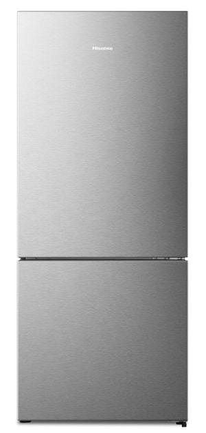 Réfrigérateur Hisense de 14,7 pi³ et de 27,7 po à congélateur inférieur - titane - RB15A2CSE