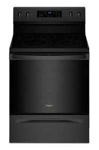  Cuisinière électrique Whirlpool de 5,3 pi³ avec friture à air et autonettoyage - noire - YWFE550S0LB