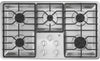 Surface de cuisson à gaz GE de 36 po à 5 éléments - acier inoxydable - JGP3036SLSS