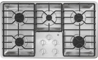  Surface de cuisson à gaz GE de 36 po à 5 éléments - acier inoxydable - JGP3036SLSS