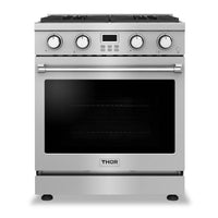  Cuisinière à gaz professionnelle Thor Kitchen de 4,8 pi³ - ARG30 