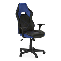 Fauteuil de jeu Miller de 25,5 po - bleu et noir