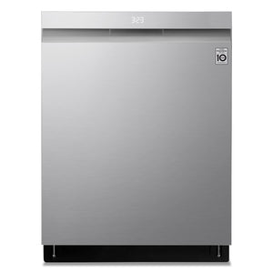 Lave-vaisselle intelligent encastré LG à 44 dBA de 24 po avec commandes sur le dessus et QuadWashMC Pro - acier inoxydable Smudge-ProofMD - LDPS6762S