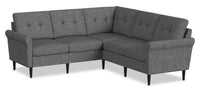  Sofa sectionnel modulaire BLOK à accoudoirs enroulés - acier