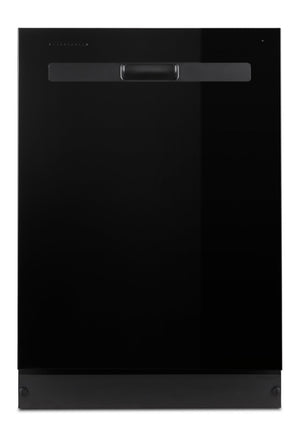 Lave-vaisselle encastré Whirlpool de 24 po et de 55 dBA avec commandes sur le dessus - noir - WDP560HAMB