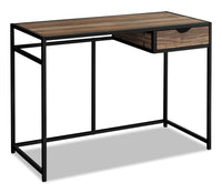 Bureau Everly de 42,25 po avec tiroir - brun