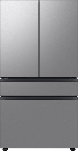 Réfrigérateur BESPOKE Samsung de 28,8 pi³ et de 36 po à 4 portes avec zone de boissons Beverage CenterMC - acier inoxydable - RF29BB8600QLAA