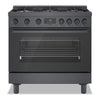 Cuisinière à gaz amovible Bosch de série 800 de 3,4 pi3 de style industriel - HGS8645UC