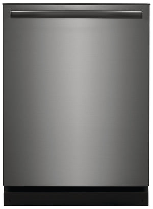 Lave-vaisselle encastré Frigidaire Gallery de 24 po et de 52 dBA avec commandes sur le dessus - acier inoxydable noir Smudge-ProofMC - GDPH4515AD 