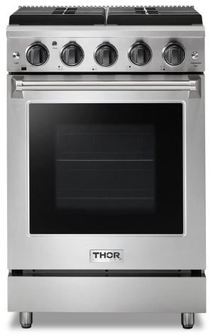 Cuisinière amovible à gaz 24 po Thor Kitchen de 3,7 pi³ - LRG2401 