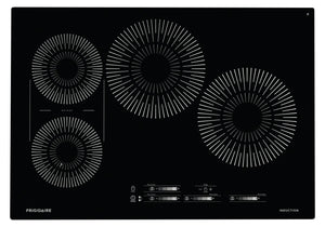 Surface de cuisson à induction Frigidaire de 30 po à 4 éléments - noire - FCCI3027AB