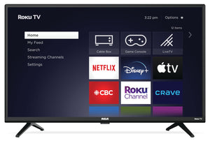 Téléviseur intelligent DEL RCA 1080p de 32 po avec Roku