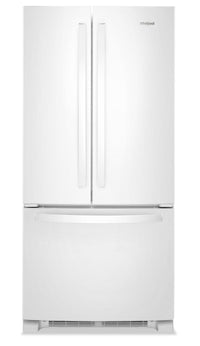  Réfrigérateur Whirlpool de 22 pi³ et de 33 po à congélateur inférieur - blanc - WRFF5333PW