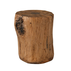 Table d'appoint Jordy de 15 po en imitation de bois - naturelle