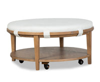  Table à café ronde Rhett - blanche