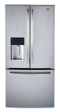  Réfrigérateur Profile de 23,6 pi³ et de 32,8 po à portes françaises - acier inoxydable résistant aux…
