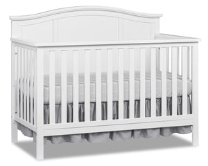 Lit de bébé Emerson convertible 4 en 1 - blanc neige