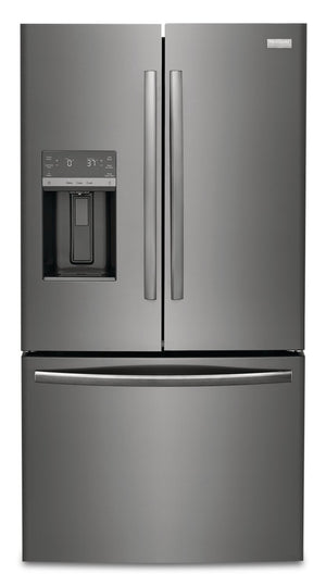 Réfrigérateur Frigidaire Gallery de 27,8 pi³ et de 36 po de profondeur standard à portes françaises - acier inoxydable noir Smudge-ProofMD - GRFS2853AD