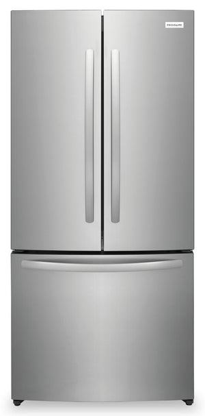 Réfrigérateur Frigidaire de 17,6 pi³ et de 31,3 po de profondeur comptoir à portes françaises - acier brossé - 0