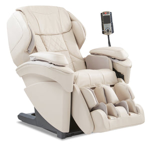 Fauteuil inclinable de massage Real Pro ULTRAMC Prestige de Panasonic de 35,4 po en cuir synthétique beige de qualité supérieure 