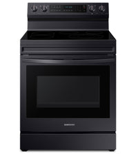  Cuisinière intelligente électrique amovible Samsung de 6,3 pi³ avec friture à air - acier inoxydable…