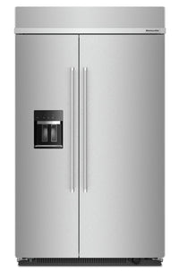  Réfrigérateur KitchenAid de 29,4 pi³ et de 50,5 po à compartiments juxtaposés - acier inoxydable - K…