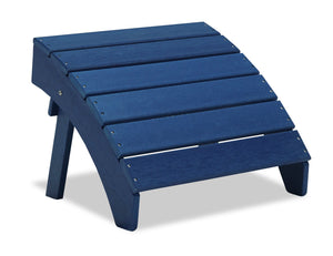 Pouf Bask pour la terrasse - bleu