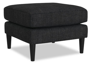 Pouf modulaire BLOK en tissu - anthracite