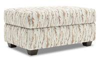  Pouf de rangement personnalisable The Trunk de Sofa Lab de 39 po fabriqué au Canada en tissu - Mineral multicolore