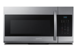 Four à micro-ondes à hotte intégrée Samsung de 1,7 pi³ avec 300 pi³/min, Wi-Fi et cuisson et réchauffage automatiques - acier inoxydable - ME17R7011ES/AC