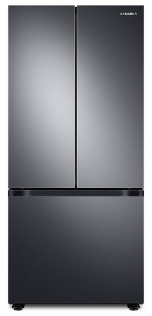 Réfrigérateur Samsung de 22,1 pi³ et de 30 po à portes françaises - acier inoxydable noir - RF22A4111SG/AA