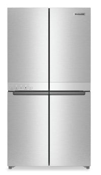  Réfrigérateur KitchenAid de 19,4 pi³ et de 36 po à portes françaises - acier inoxydable - KRQC506MPS