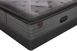 Ensemble matelas à Euro-plateau épais Exquisite Signature de Beautyrest BlackMD pour très grand lit