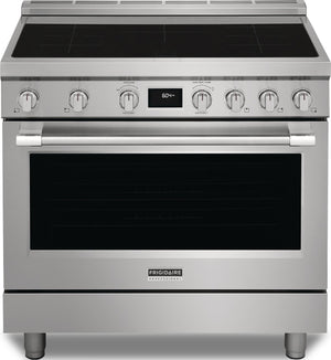 Cuisinière à induction Frigidaire Professional de 4,4 pi³ avec convection à 2 ventilateurs et surface de cuisson facile à nettoyer - acier inoxydable Smudge-ProofMD - PCFI3670AF