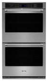 Four mural double électrique Maytag de 8,6 pi³ et de 27 po avec convection véritable - acier inoxydable résistant aux traces de doigts - MOED6027LZ