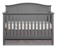  Lit de bébé Emerson convertible 4 en 1 - gris tourterelle