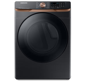 Sécheuse électrique Samsung de 7,5 pi³ avec vapeur - acier inoxydable noir - superposable - DVE50BG8300VAC