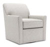 Fauteuil d’appoint pivotant Sofa Lab personnalisable de 31 po fabriqué au Canada en tissu argenté Luxury Silver