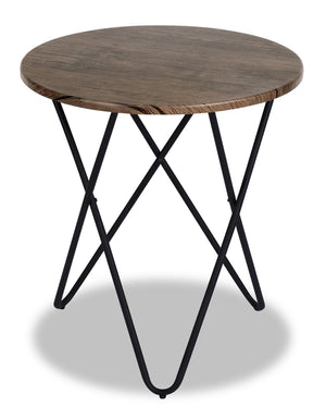 Table d'appoint Spencer de 20 po - brune