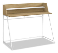 Bureau Lawson de 47,25 po avec petite crédence - naturel