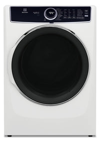  Sécheuse à gaz Electrolux de 8 pi³ avec vapeur - blanche - superposable - ELFG7637AW