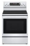 Cuisinière intelligente électrique LG de 6,3 pi³ avec friture à air et convection véritable - acier inoxydable Smudge-ProofMD - LREL6325F