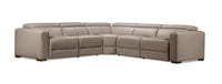  Sofa sectionnel à inclinaison électrique Modella 5 pièces - taupe 