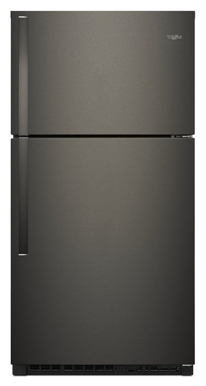 Réfrigérateur Whirlpool de 21 pi³ et de 33 po à congélateur supérieur - acier inoxydable noir - WRT541SZHV