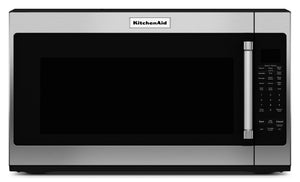 Four à micro-ondes à hotte intégrée KitchenAid de 2 pi³ avec cuisson à 950 W - acier inoxydable - YKMHS120ES